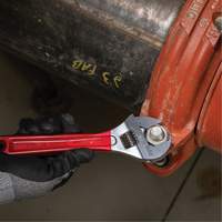 Klein Tools D507-8 Adjustable Wrench, Extra Capacity, 8" L, 1-1/8" Max Width, Chrome