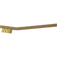 Felton Brushes SB2088B Small Cleaning Scratch Brushes, Brass, 3 x 7 Wire Rows, 7-3/4" Long