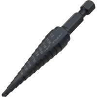 Lenox 30881VB1 #1 Step Drill Bit, 1/8" - 1/2" , 1-3/2" Increments, High Speed Steel