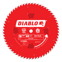 Diablo D1660X Lame de scie circulaire, 16-5/16", 60 dents, Pour Bois