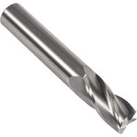 Dormer 7648742 Fraise en bout carr&eacute;e S134, 9/16" dia., 3-1/2" lo, 4 cannelures, 9/16" tige, Carbure
