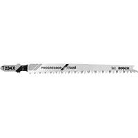 Robert Bosch T234X Jigsaw Blade, High-Carbon Steel, T-Shank, 4-5/8" L, 8-12 TPI