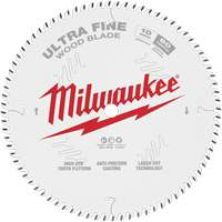 Milwaukee 48-40-1032 Scie circulaire pour finition de tr&egrave;s haute qualit&eacute;, 10", 80 dents, Pour Bois