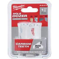 Milwaukee 49-56-0712 Hole Dozer Hole Saw, 1-3/8", 1-5/8" Depth of Cut, Carbide