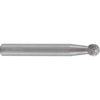Allsteel 01W309 AllSteel Ball Shape Carbide Burr, SD-1, 1/4" Dia., 1/4" Shank, 7/32" Depth of Cut