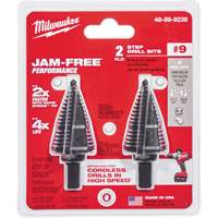 Milwaukee 48-89-9239 Forets &eacute;tag&eacute;s #9, 7/8" - 1-1/8", Incr&eacute;ments de 1/4", Acier rapide