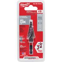 Milwaukee 48-89-9243 Foret &eacute;tag&eacute; #3 Shockwave Impact Duty, 3/16" - 3/4", Incr&eacute;ments de 1/16", Titane