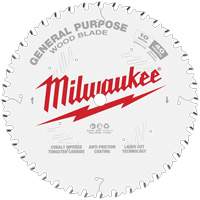Milwaukee 48-40-1024 General Purpose Circular Saw Blade, 10", 40 Teeth, Wood Use