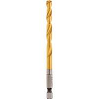 Milwaukee 48-89-4613 Shockwave Drill Bit, 1/4", Titanium, 2-15/32" Flute, 135° Point