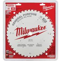 Milwaukee 48-40-1220 Lame de scie circulaire pour usage g&eacute;n&eacute;ral, 12", 44 dents, Pour Bois
