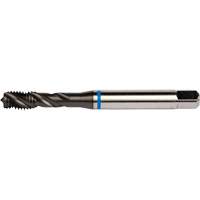 Dormer 7350358 Blue Shark Spiral Flute Tap, High Speed Cobalt, 1/4"-28 Thread, 3.15" L