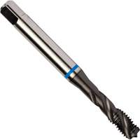 Dormer 7350358 Blue Shark Spiral Flute Tap, High Speed Cobalt, 1/4"-28 Thread, 3.15" L