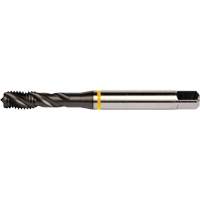 Dormer 7350514 Taraud &agrave; goujures h&eacute;licoidales Yellow Shark, Acier rapide au cobalt, Filet de 1/4"-20, 3,15" l