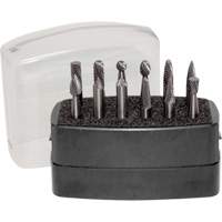 Precision 7466394 Double Cut Rotary Burr Set, 12 Pieces