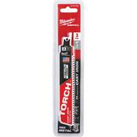 Milwaukee 48-00-5361 Sawzall&reg; Torch Reciprocating Saw Blades, Carbide, 7 TPI, 6" L x 2" W