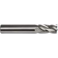 Dormer 7648740 S134 End Mill, 7/16" Dia., 2-1/2" L, 4 Flutes, 7/16" Shank, Carbide