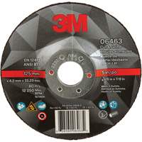 3M AB06463 Cut & Grind Wheel, 5" x 1/8", 7/8" Arbor, Type 27, Ceramic