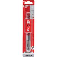 Milwaukee 48-20-9155 Foret &agrave; queue r&eacute;duite pour perceuse &agrave; percussion Shockwave, 5/32", Tige Hexagonale, Carbure