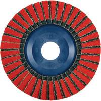 Tyrolit 34474190 Twin Flap Disc, 4-1/2" x 7/8", Type 27, 40 Grit, Ceramic/Zirconia Alumina