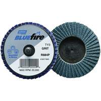 Norton 77696090166 Mini disques &agrave; lamelles BlueFire R884P, 2" x Type 27, Grain 40, Alumine de zirconium