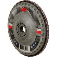 3M AB05936 Disque &agrave; lamelles &agrave; changement rapide 769F, 4-1/2" x 5/8"-11, Type 27, Grain 120+, C&eacute;ramique