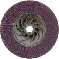 3M AB05936 Disque &agrave; lamelles &agrave; changement rapide 769F, 4-1/2" x 5/8"-11, Type 27, Grain 120+, C&eacute;ramique