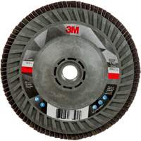 3M AB88502 769F Quick Change Flap Disc, 5" x 5/8"-11, Type 27, 120+ Grit, Ceramic