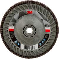 3M AB43778 Disque &agrave; lamelles &agrave; changement rapide 769F, 5" x 5/8"-11, Type 29, Grain 120+, C&eacute;ramique
