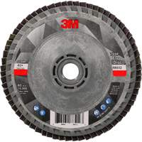 3M AB05933 769F Quick Change Flap Disc, 4-1/2" x 5/8"-11, Type 27, 40+ Grit, Ceramic