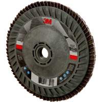 3M AB05946 769F Quick Change Flap Disc, 5" x 5/8"-11, Type 27, 40+ Grit, Ceramic