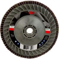 3M AB05947 Disque &agrave; lamelles &agrave; changement rapide 769F, 5" x 5/8"-11, Type 29, Grain 40+, C&eacute;ramique