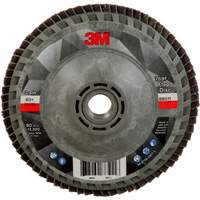 3M AB05934 Disque &agrave; lamelles &agrave; changement rapide 769F, 4-1/2" x 5/8"-11, Type 27, Grain 60+, C&eacute;ramique
