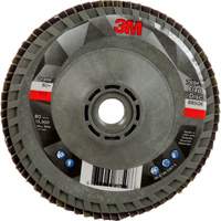 3M AM05938 Disque &agrave; lamelles &agrave; changement rapide 769F, 4-1/2" x 5/8"-11, Type 29, Grain 60+, C&eacute;ramique
