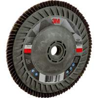 3M AB05950 Disque &agrave; lamelles &agrave; changement rapide 769F, 5" x 5/8"-11, Type 27, Grain 80+, C&eacute;ramique