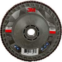 3M AB05939 Disque &agrave; lamelles &agrave; changement rapide 769F, 4-1/2" x 5/8"-11, Type 29, Grain 80+, C&eacute;ramique