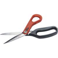 Wiss By Crescent CW812S Stainless Steel All Purpose Tradesman Shears, 8-1/2", Rings Handle
