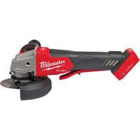 Milwaukee 2882-20 M18 Fuel No-Lock Braking Grinder with One-Key Paddle Switch (Tool Only), 4-1/2" or 5" Wheel, 18 V