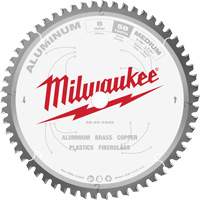 Milwaukee 48-40-4345 Aluminum Cutting Circular Saw Blade, 8", 58 Teeth, Plastic/Non-Ferrous Use