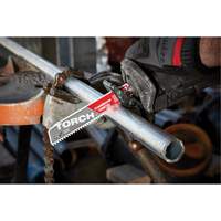 Milwaukee 48-00-5302 Lame de scie Torch Sawzall, Carbure, 7 Dents par pouce, 9" lo x 1" la