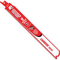 Diablo DS0910CF3C Medium Metal Reciprocating Saw Blade, Carbide, 10 TPI, 9" L x 1" W