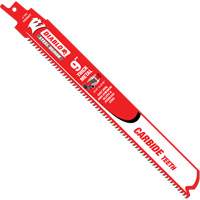 Diablo DS0908CF3C Lame de scie alternative &eacute;paisse pour le m&eacute;tal, Carbure, 8 Dents par pouce, 9" lo x 1" la