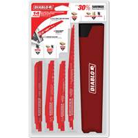 Diablo DS0014SC Nail-Embedded Wood & Metal Demo Reciprocating Saw Blade Set