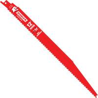 Diablo DS1212BW5C Reciprocating Saw Blade for Nail Embedded Wood, Bi-Metal, 6-12 TPI, 12" L x 1" W