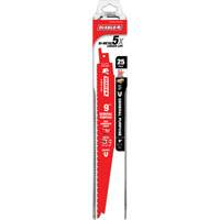 Diablo DS0914BGP25C Lame de scie alternative tout usage, Bim&eacute;tal, 8-14 Dents par pouce, 9" lo x 1" la