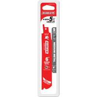 Diablo DS0614BF5C Lame de scie alternative de s&eacute;rie moyenne pour le m&eacute;tal, Bim&eacute;tal, 14-18 Dents par pouce, 6" lo x 1" la