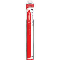 Diablo DS1214WBF25 Lame de scie alternative autod&eacute;montage, Bim&eacute;tal, 10-14 Dents par pouce, 12" lo x 1" la