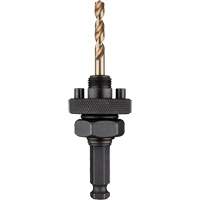 Milwaukee 49-56-7115 Hole Dozer Hole Saw Large Arbor with Cobalt Pilot Bit, 1-1/4" and Larger, 1/4" Shank