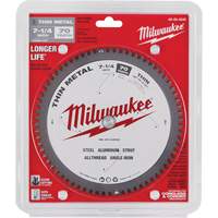 Milwaukee 48-40-4240 Lame de scie circulaire, 7-1/4", 70 dents, Pour M&eacute;tal