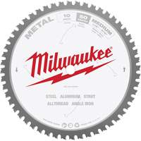 Milwaukee 48-40-4260 Circular Saw Blade, 10", 50 Teeth, Metal Use
