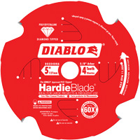 Diablo D0504DHA HardieBlade Circular Saw Blade, 5", 4 Teeth, Cement Use